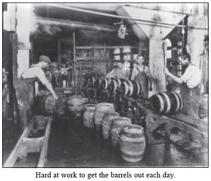 Magnolia Brewery barrels